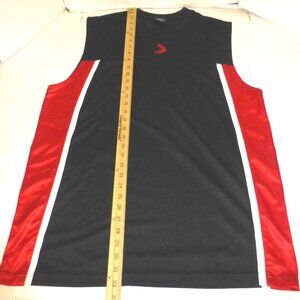 Shaq Brand Sleeveless Men's Tank Top Jersey Size: Large (42-44) Black/Red/White